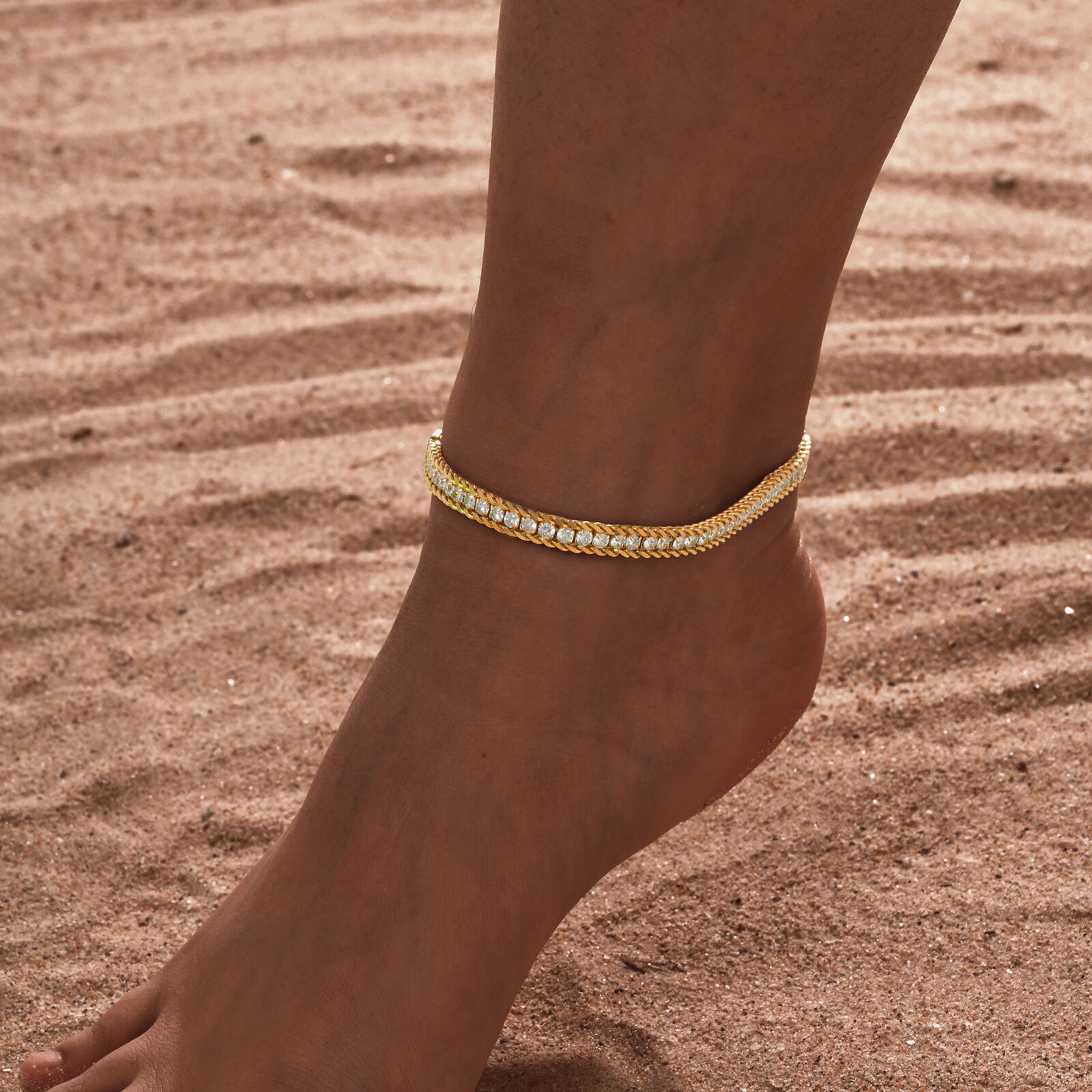 Jc Jewelry & Watches Photos - Vnox الفولاذ المقاوم للصدأ الأبيض الزركون