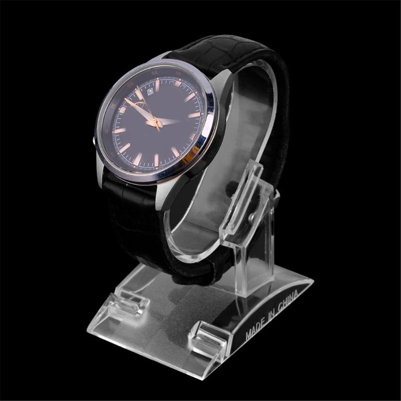 رف عرض ساعة من البلاستيك الشفا - مراجعة Jewelry And Watches Inc وسعره